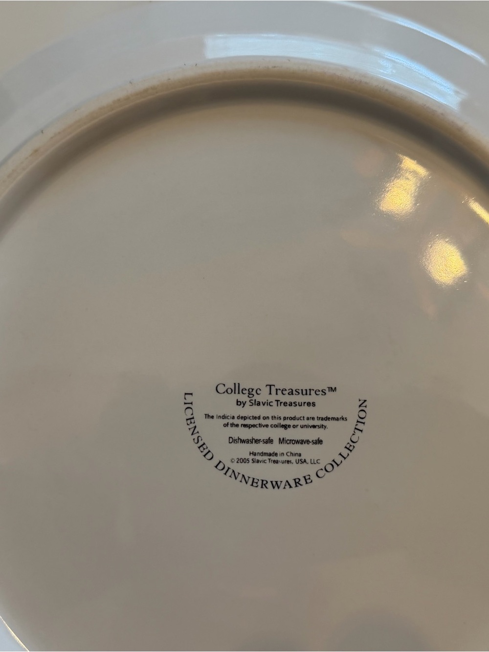 RARE - Arkansas Razorback dinnerware - Picture 3 of 3